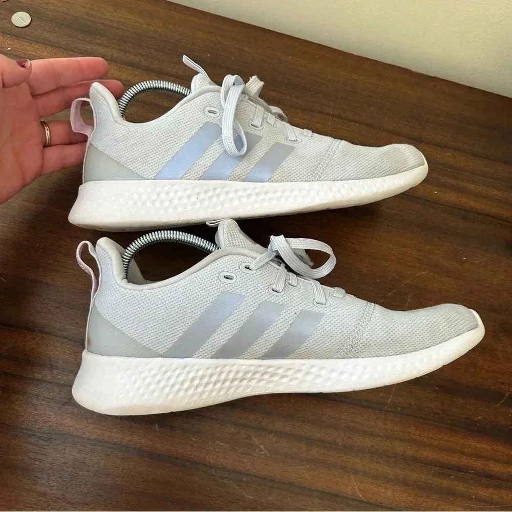 Adidas PureMotion Running Shoe Cloud Foam Grey Size 11